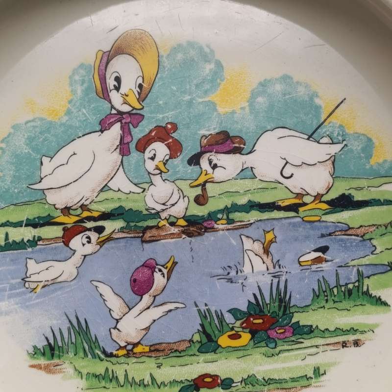 Vintage Wade Quack-Quacks by Rober Barlow kiddies bowl