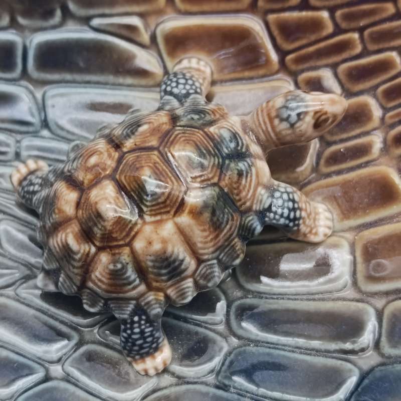 Vintage Wade Porcelain large tortoise ashtray