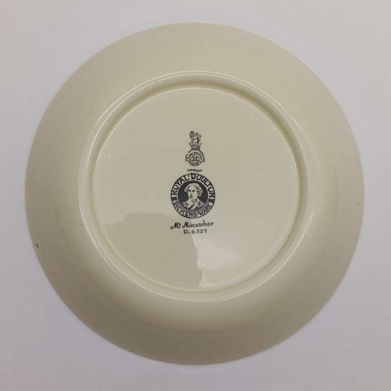 Vintage Royal Doulton Dickens-ware Mr. Micawber porcelain bowl