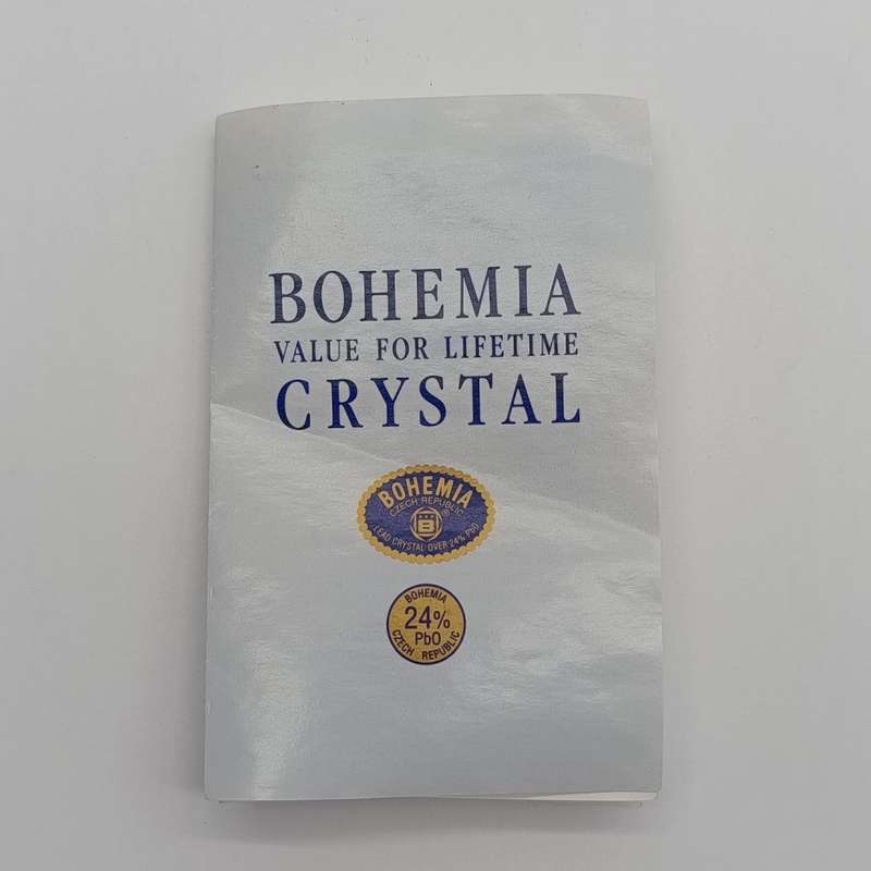 Beautiful Bohemia Crystal vase in original box