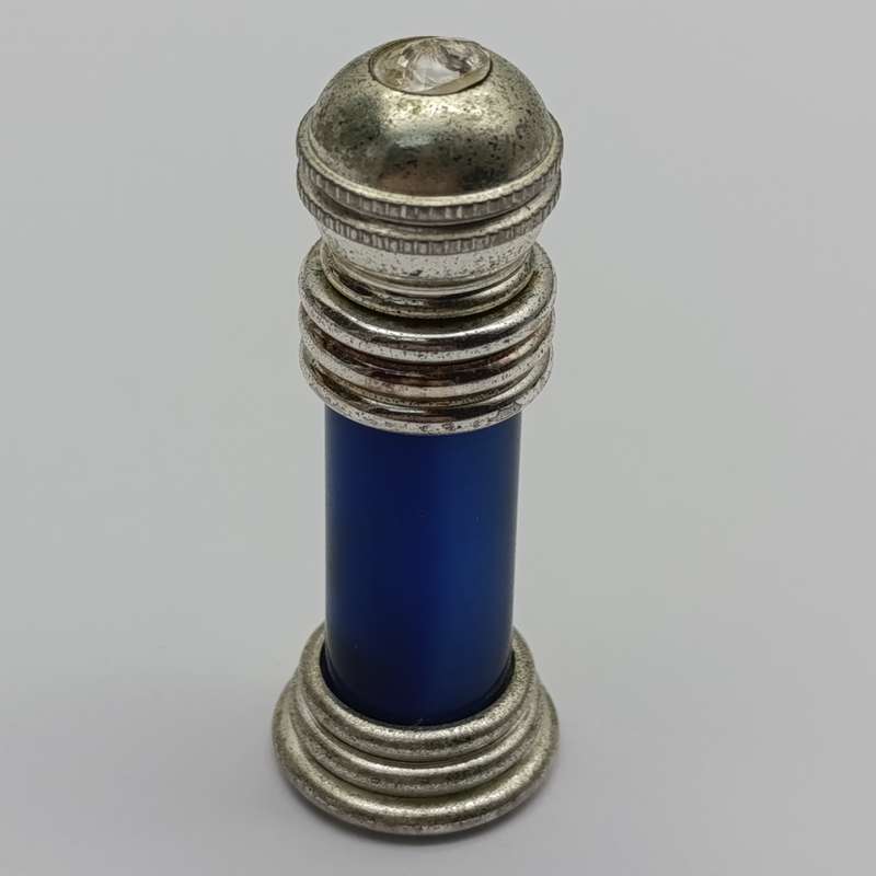 Vintage Blue glass perfume bottle