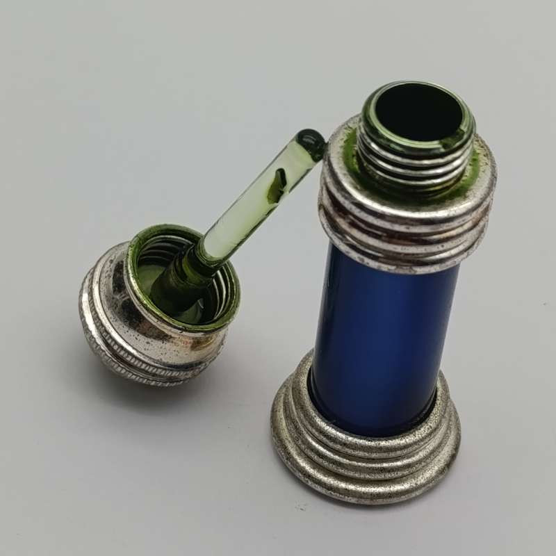 Vintage Blue glass perfume bottle
