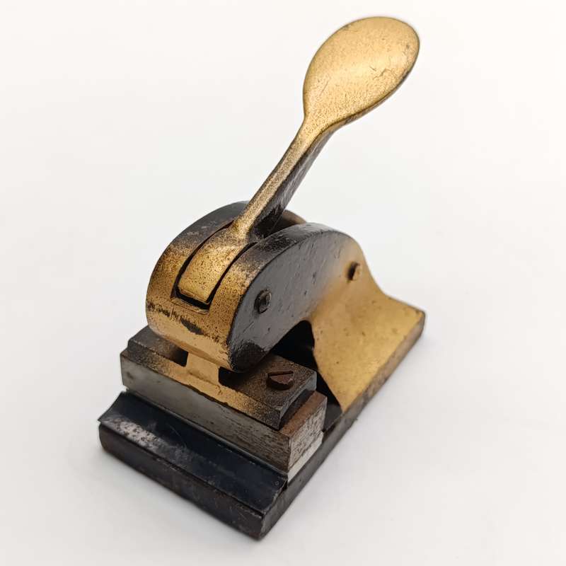 Antique embossing tool for "W. Breytenbach & Co. Cape Town"