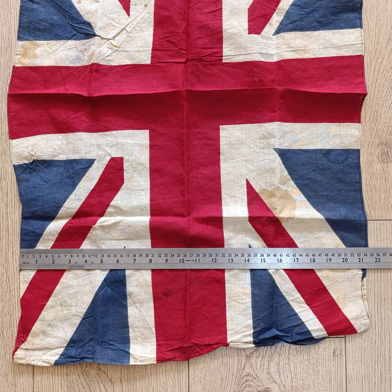 Vintage WW2 British Union Jack flag - some damage
