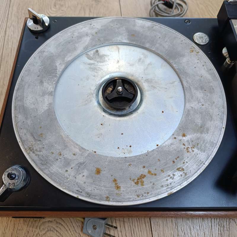 Vintage Teltron turntable record player - working