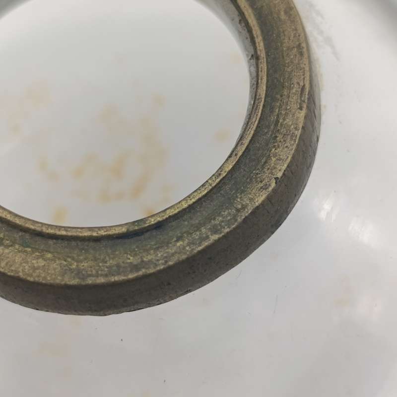 Art Nouveau vintage ink well with lid