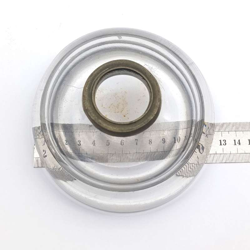Art Nouveau vintage ink well with lid