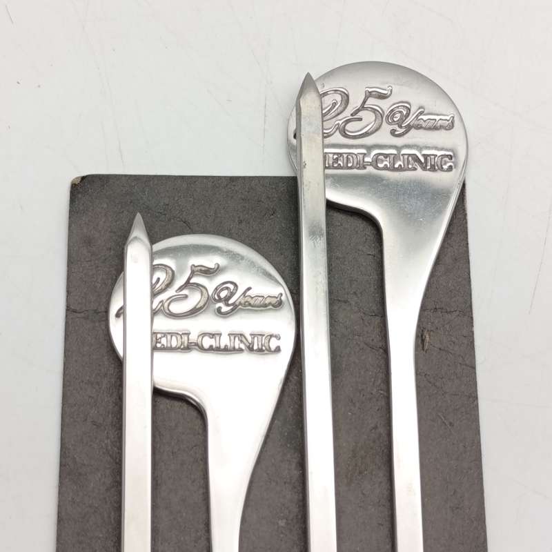Carrol Boyes set of 4 skewers - 25 year Medi-clinic
