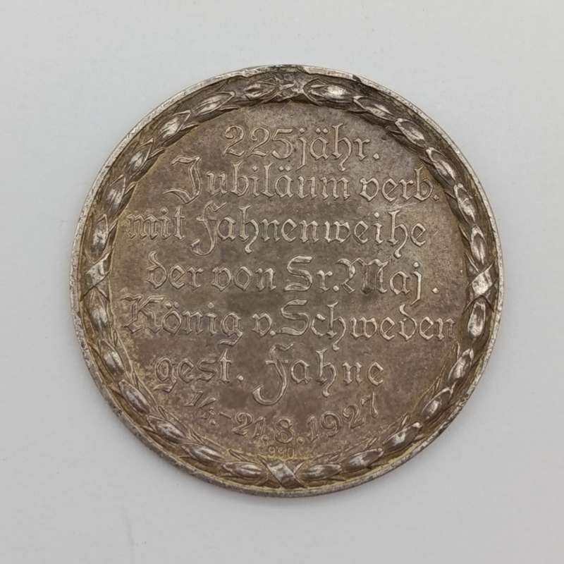 1921 anniversary of the consecration of the church  by the King of Sweden 225 years - 990 silver