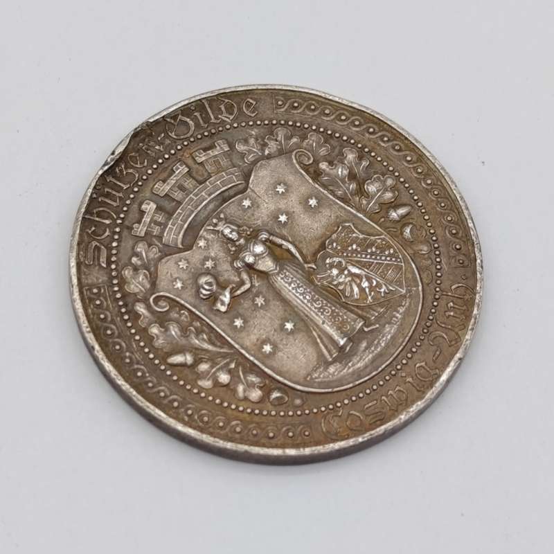 1921 anniversary of the consecration of the church  by the King of Sweden 225 years - 990 silver