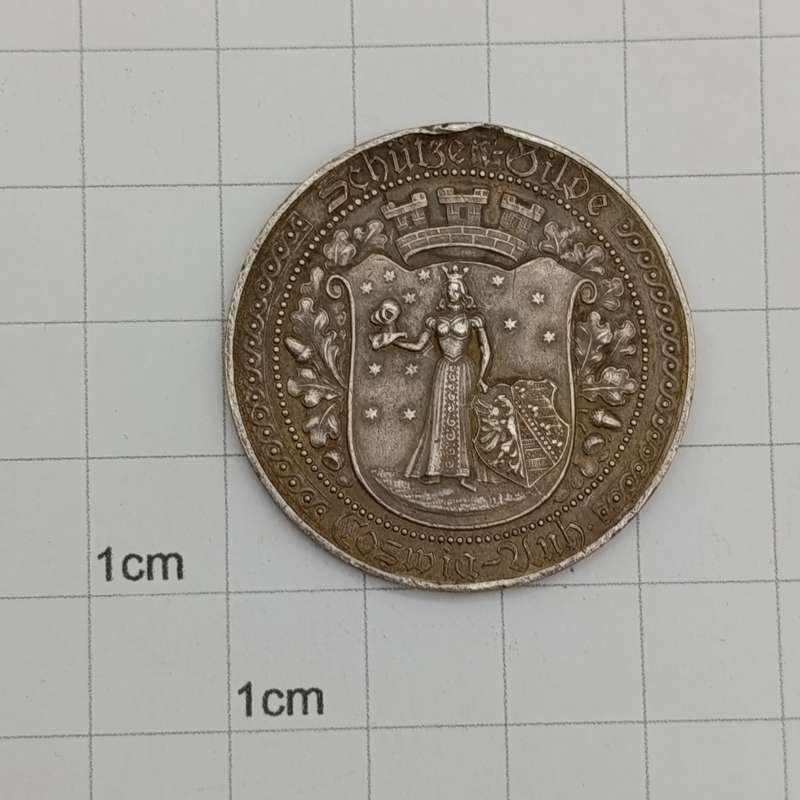 1921 anniversary of the consecration of the church  by the King of Sweden 225 years - 990 silver