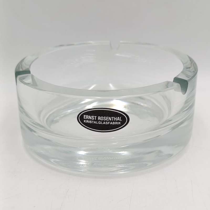 Ernst Rosenthal Crystal Ashtray