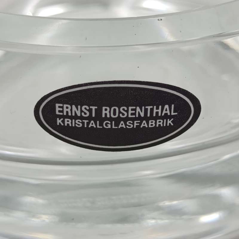 Ernst Rosenthal Crystal Ashtray