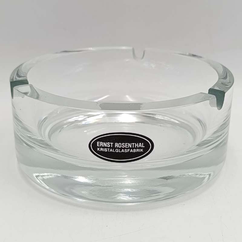 Ernst Rosenthal Crystal Ashtray