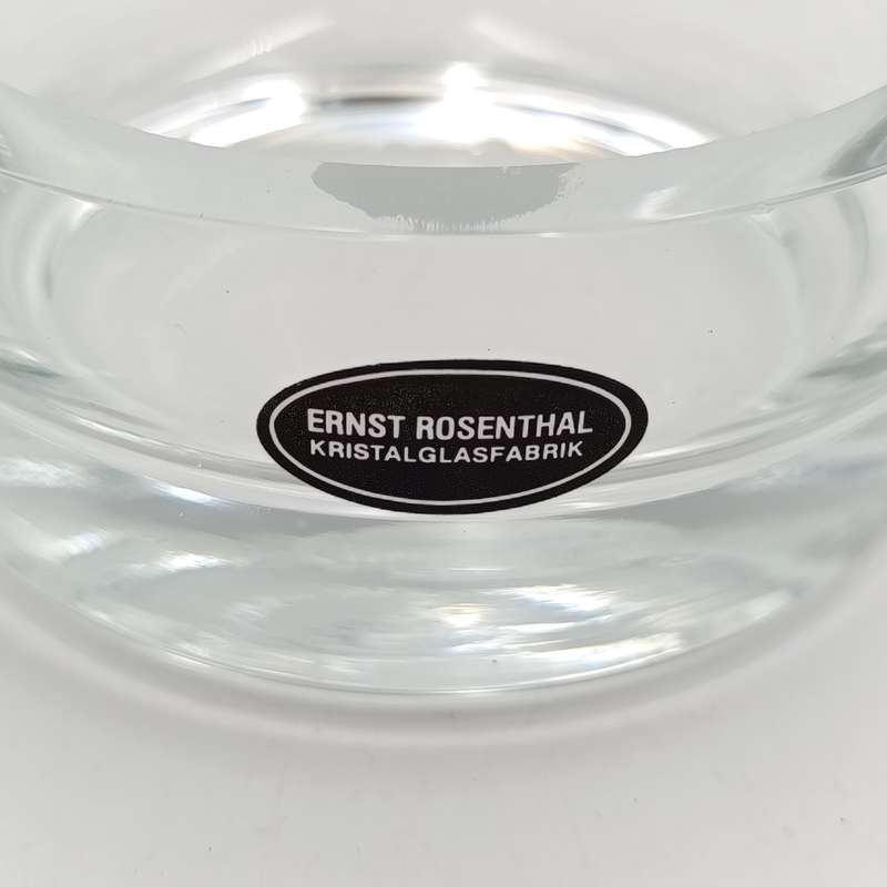 Ernst Rosenthal Crystal Ashtray
