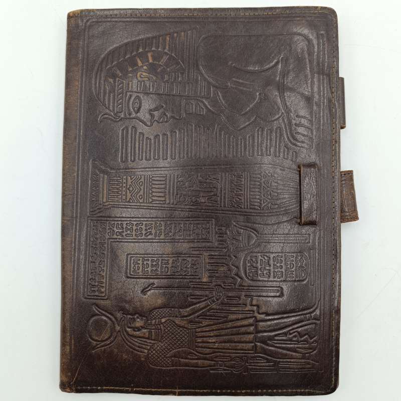 Vintage Egyptian leather wallet