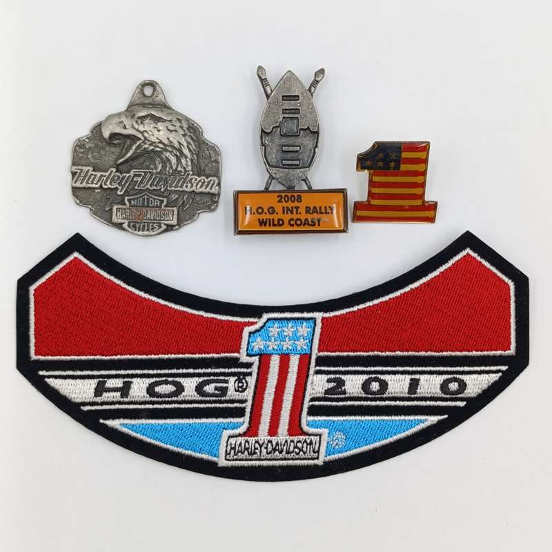 Lot of Harley Owners group badges