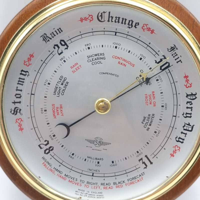 Vintage Shortland British made instruments barometer