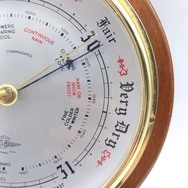 Vintage Shortland British made instruments barometer