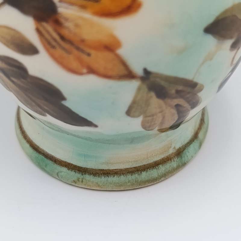 Vintage Gouda Aster Flora small porcelain pitcher