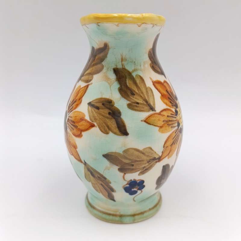 Vintage Gouda Aster Flora small porcelain pitcher