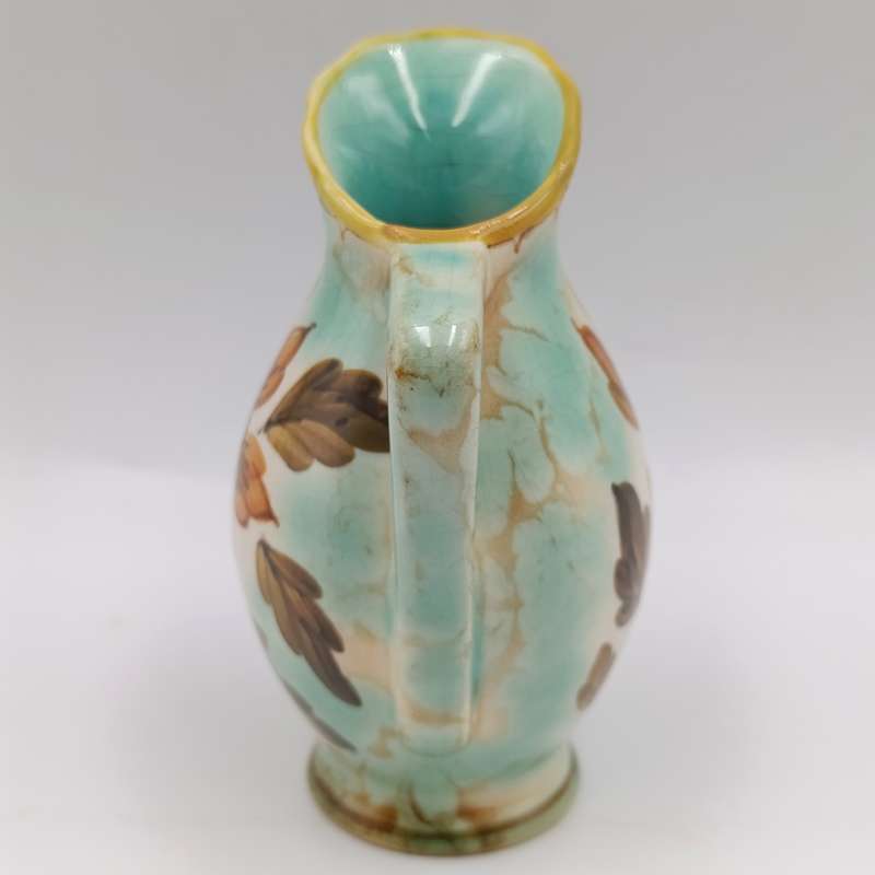 Vintage Gouda Aster Flora small porcelain pitcher