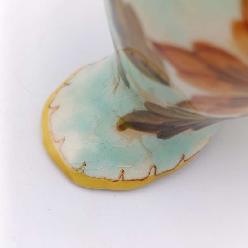 Vintage Gouda Aster Flora small porcelain pitcher