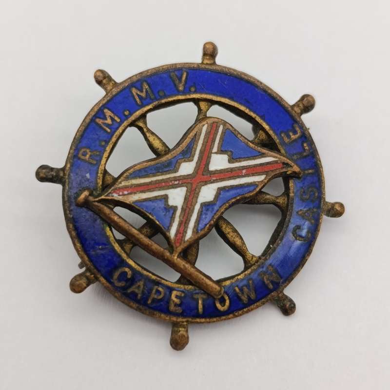 R.M.M.V Cape Town Castle pin badge