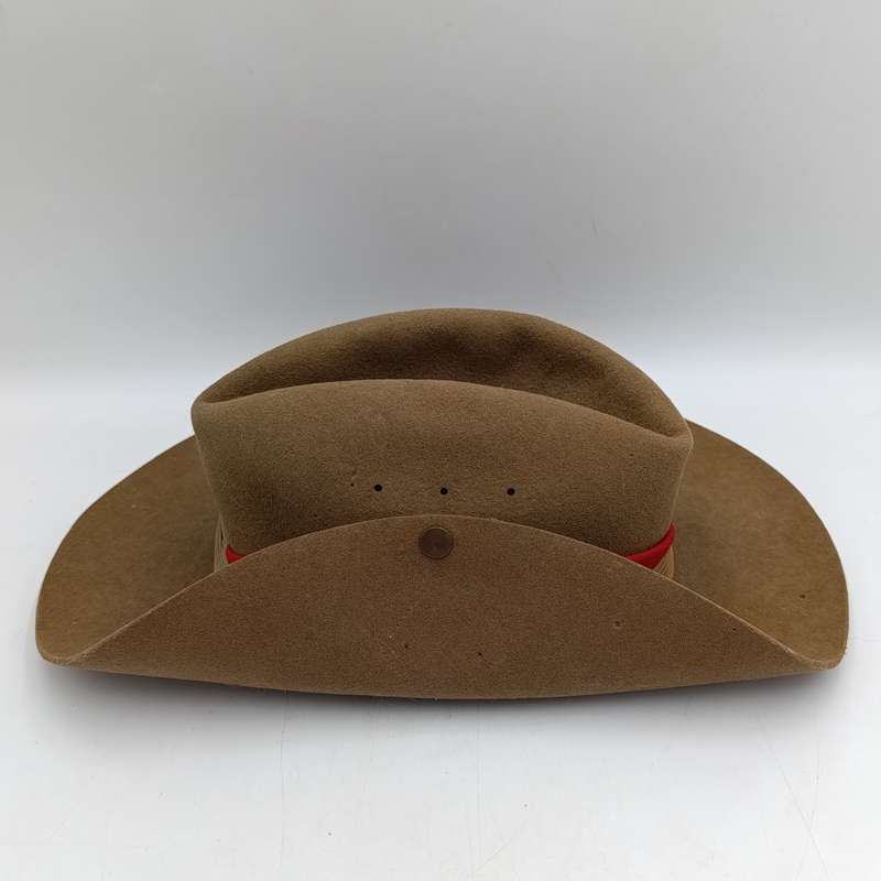 Northern Rhodesia Regiment slouch hat - made by Vero Everitt Ltd - marked SRG