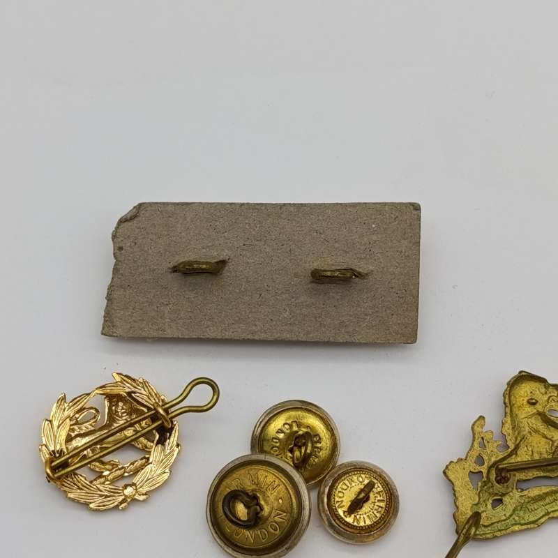Mixed lot of Rhodesian military badges and buttons