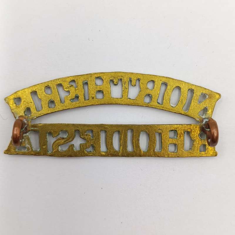 Pair of WW2 Northern Rhodesia regiment shoulder titles