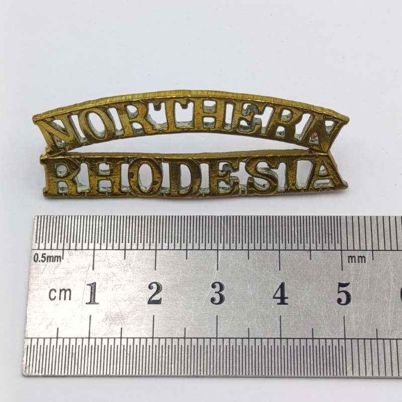Pair of WW2 Northern Rhodesia regiment shoulder titles