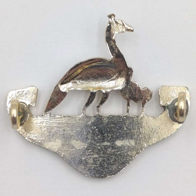 Pair of Northern Rhodesia regiment collar badges