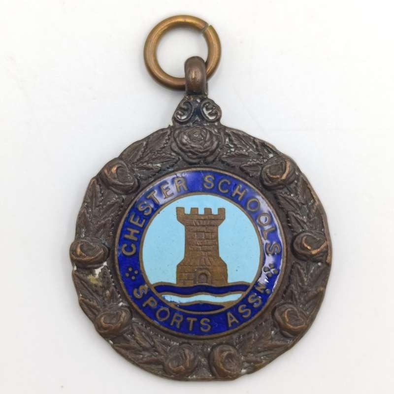 Antique Chester Schools sports association fob medal