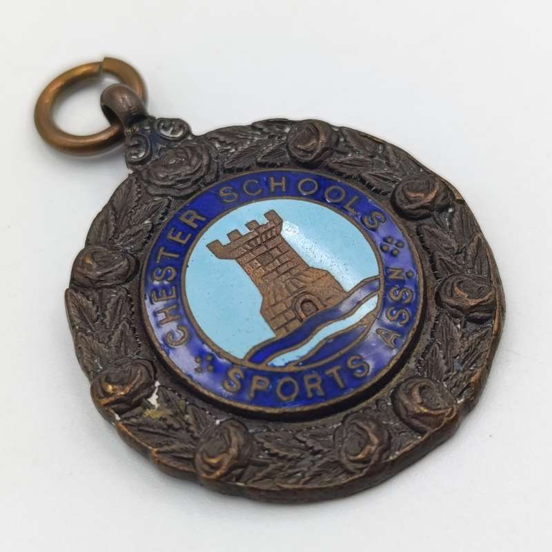 Antique Chester Schools sports association fob medal