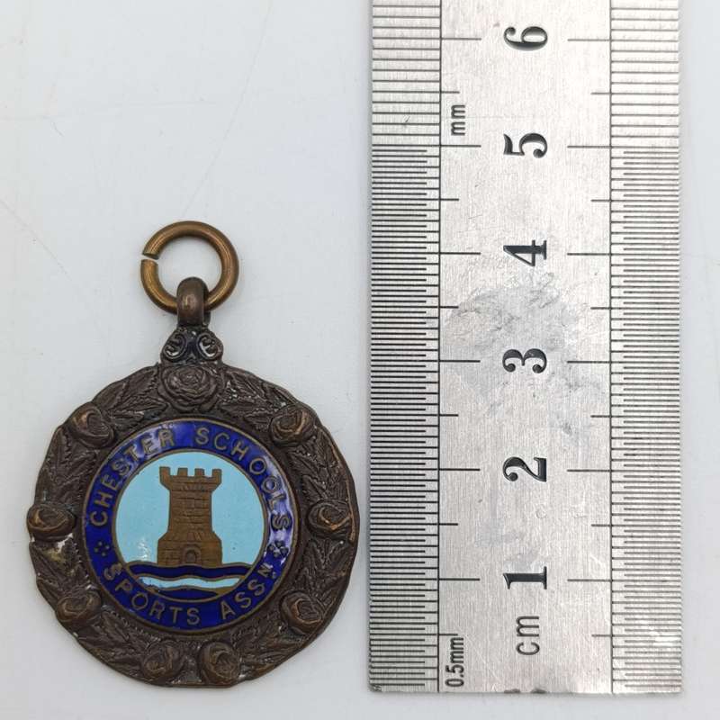 Antique Chester Schools sports association fob medal