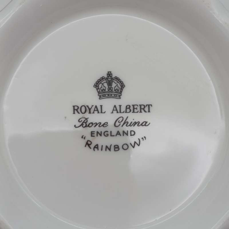 Vintage Royal Albert Rainbow sugar bowl