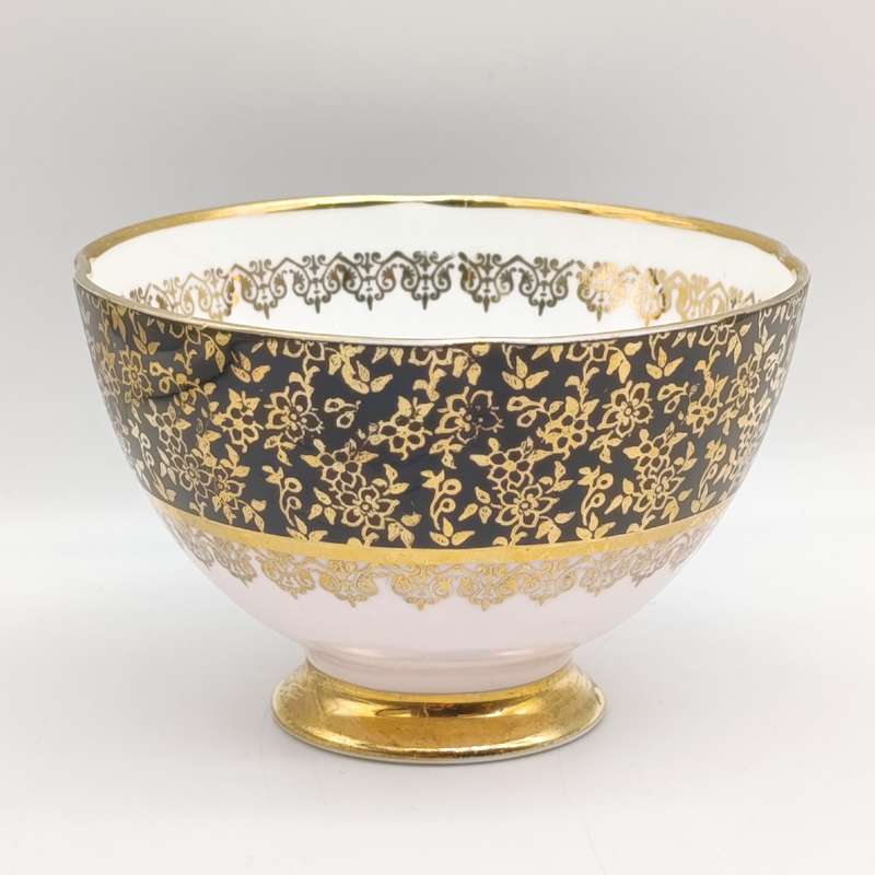 Vintage Clare bone China porcelain sugar bowl