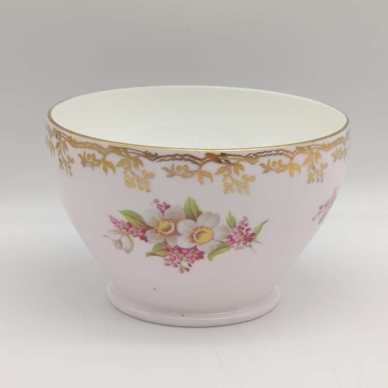 Vintage old Royal porcelain milk jug and sugar bowl