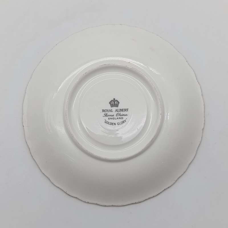 Vintage Royal Albert Golden Glory porcelain cup and saucer