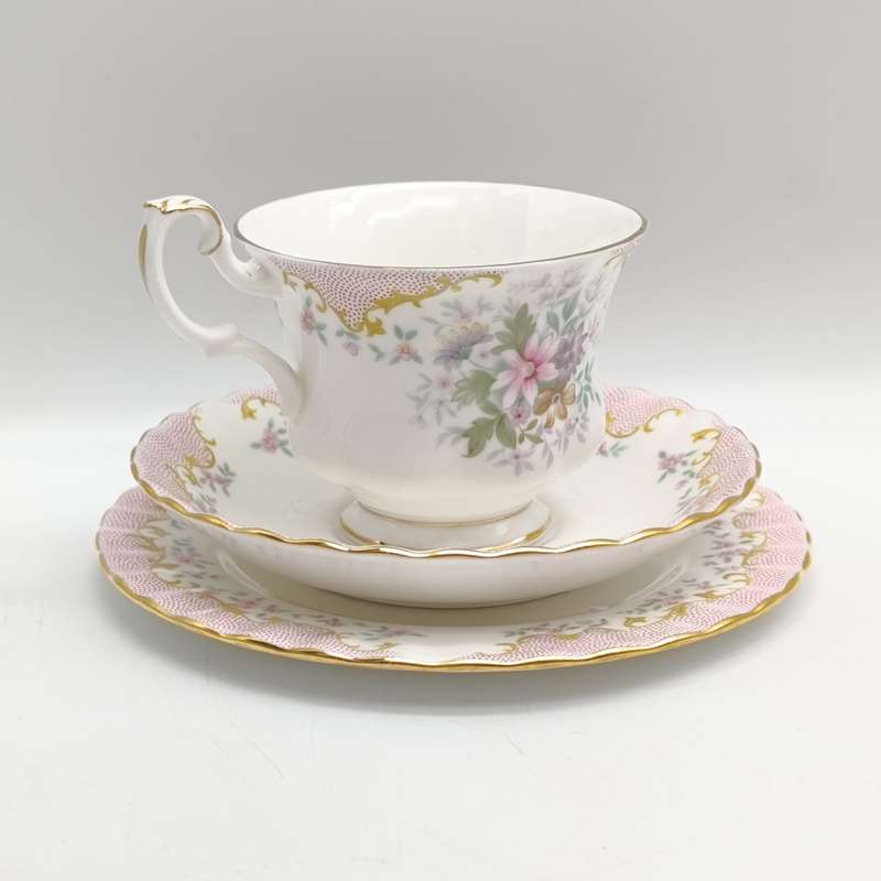 Vintage Royal Albert Serenity porcelain trio