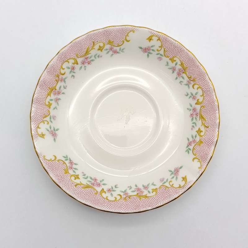 Vintage Royal Albert Dimity Rose porcelain trio