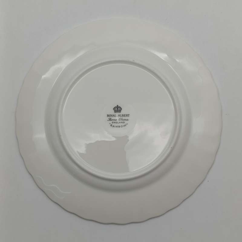 Vintage Royal Albert Rainbow porcelain trio