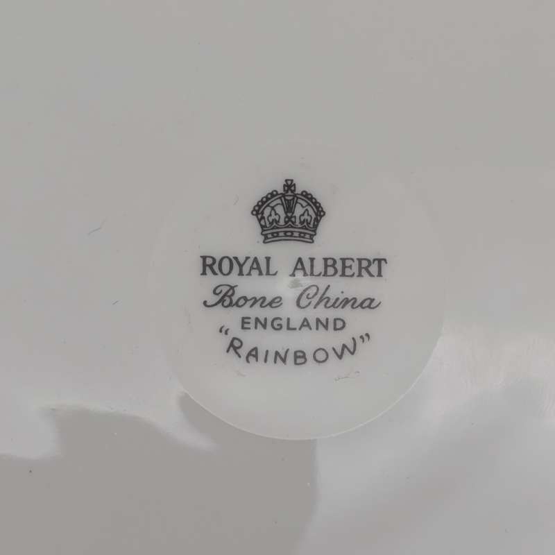 Vintage Royal Albert Rainbow porcelain trio