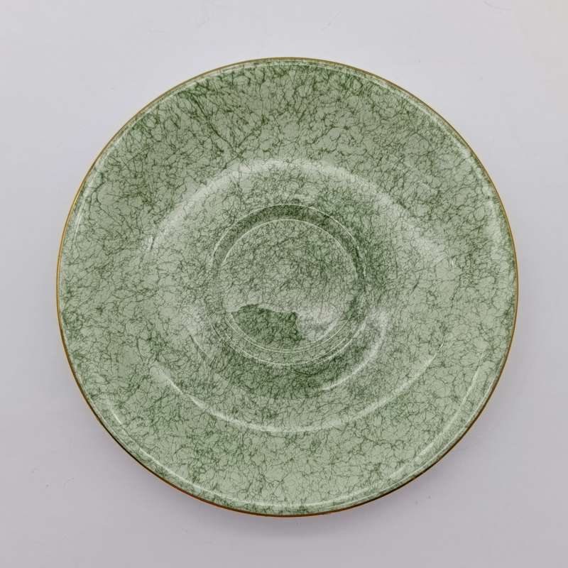 Vintage Royal Albert Gossamer porcelain trio - Green