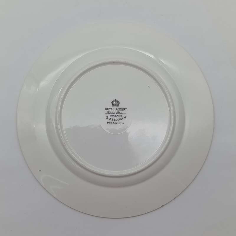 Vintage Royal Albert Gossamer porcelain trio - Green