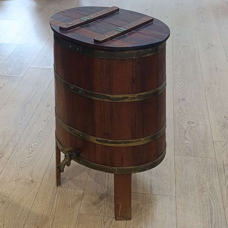 Antique Cape Teak and brass-bound waterbalie - circa 19th Century
