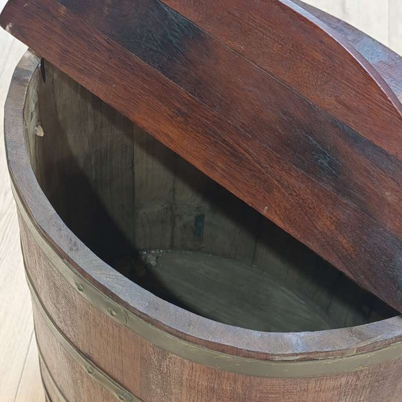 Antique Cape Teak and brass-bound waterbalie - circa 19th Century