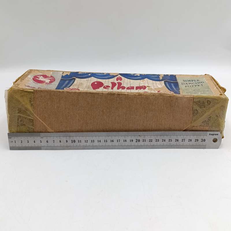 Vintage Pelham Puppets Gypsy girl marionette doll in box with instructions
