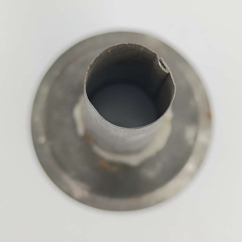 Vintage sausage stuffer spout for meat mincer - diameter 70mm